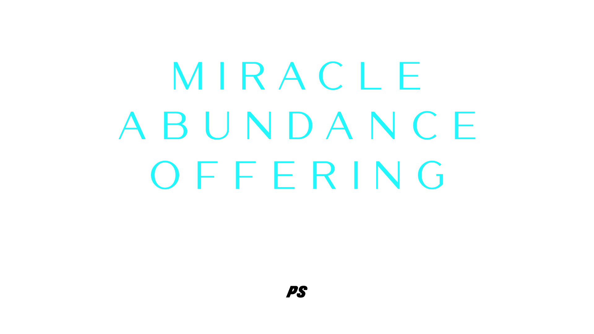 Miracle Abundance Offering